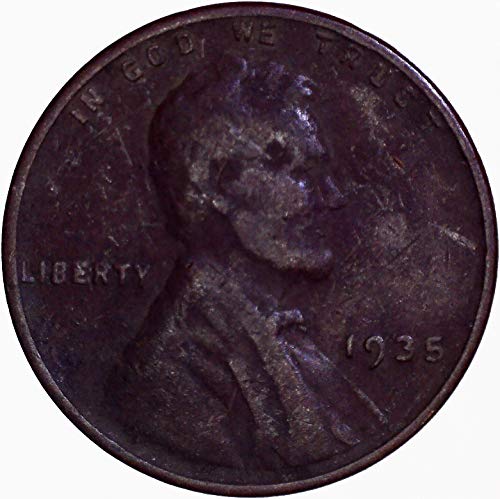1935 Lincoln Weat Cent 1c Fair