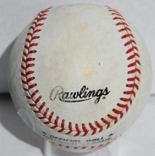 חתום טום סיבר חתימה רולינגס קולמן אונל בייסבול JSA COA NY Mets - כדורי בייסבול חתימה