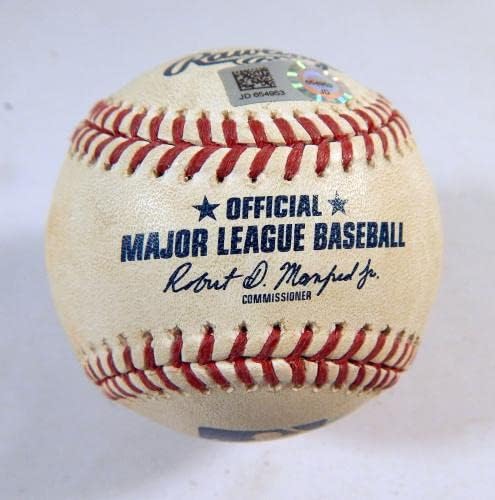 2019 קולורדו רוקיס פיט פיראטס משחק השתמש בבייסבול ג'ון גריי קולין מורן עבירה - משחק משומש בייסבול