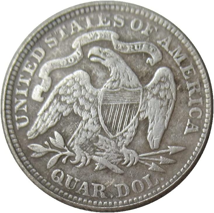 ארהב 25 סנט דגל 1884 מטבע זיכרון מעתק מצופה כסף