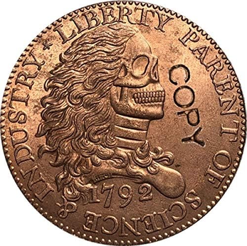 אתגר מטבע הובו מטבע ניקל 1792 מטבעות העתק מתנה עותק עבורו אוסף מטבעות
