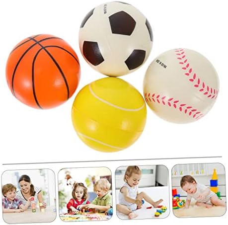 Inoomp 12 pcs כדור מתנפח צעצועי ילדים בייסבול לילדים להקפיץ צעצוע צעצועים צעצועים חיצוניים צעצוע