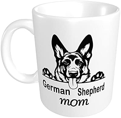 ג ' קלי חמוד גרמנית רועה אמא קרמיקה קפה ספל, ייחודי יום אב מתנה לאמא אמא, חידוש חג יום הולדת איסור פרסום