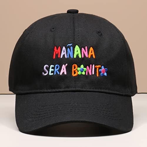 מננה סרה בוניטו כובע כותנה רקמת בייסבול כובע יוניסקס קונצרט כובע היפ הופ כובע