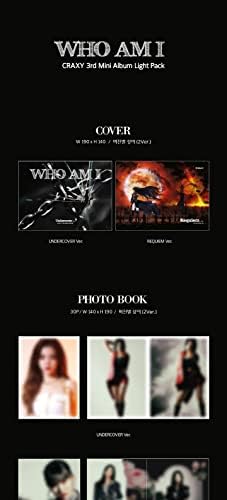 Dreamus Craxy מי אני 3 את האלבום האלבום של ה- Light Pack CD+Poster+Photobook+Photocard+מעקב