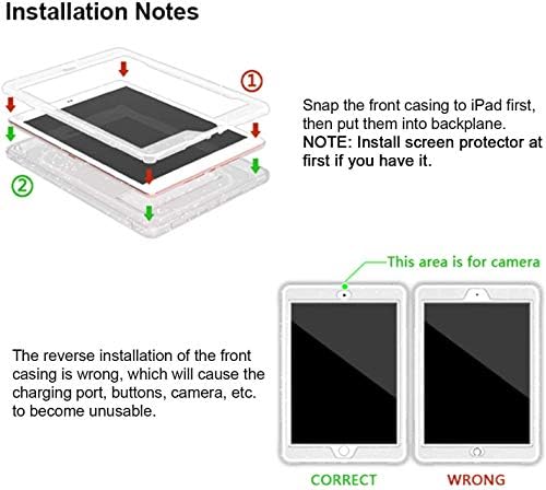 Zonefoker למקרה של הדור התשיעי של iPad, עבור iPad 8/7 Gen 10.2 אינץ