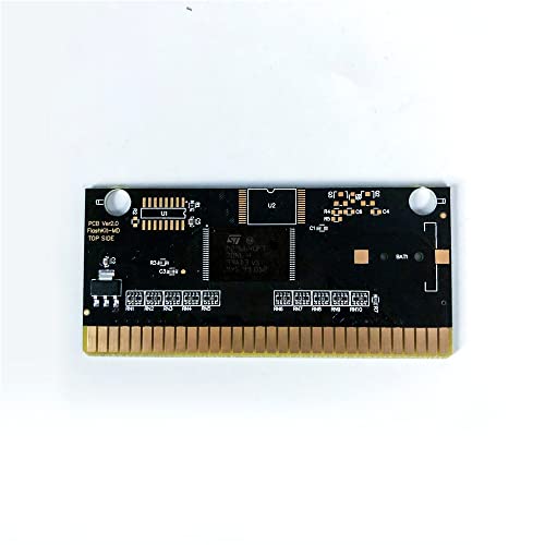 Aditi Lotus II - ארהב תווית ארהב FlashKit MD Electroless Card Gold PCB עבור Sega Genesis