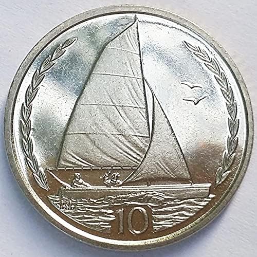 האי האירופי באי של 10 פרוטה מטבע משנת 1996 מהדורה מזכרת מטבעות זרות