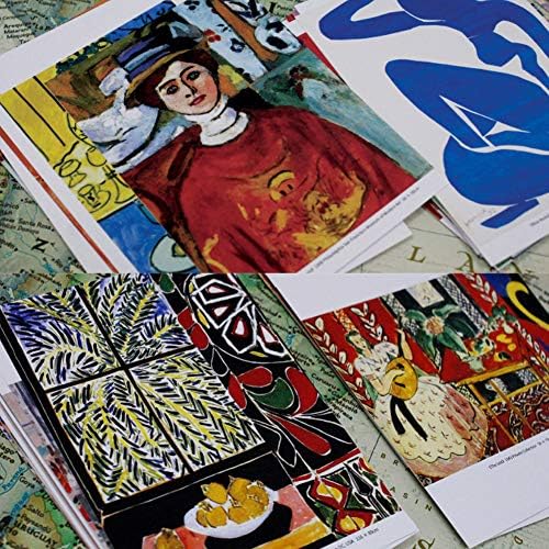 יפה אמנות גלויות סט של 30 אנרי מאטיס הודעה כרטיס מגוון חבילה מפורסם ציור נוף, 4 איקס 6 סנטימטרים