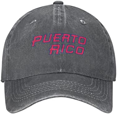 כובעי בייסבול בייסבול פורטו ריקו יוניסקס מתכווננת כובע אבא ג'ינס נשטף לגברים נשים