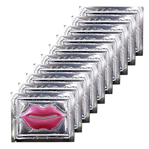 30 יחידות קריסטל ורוד קולגן שפתיים מסכה, קרום לחות ג ' ל שפתיים רפידות, נהדר עבור יבש ושפתיים סדוקות