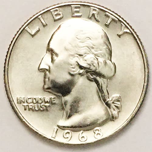 1968 P, D BU Washington Ravarters Choice Uncirculated Us Mint 2 SET COIN SET