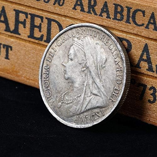 מטבע מעודן 1951 מטבע חרב סוס בריטי מטבע כסף סנט ג'ורג 'מטבע האביר ההרואי של האביר ההרואי של האביר המושלם
