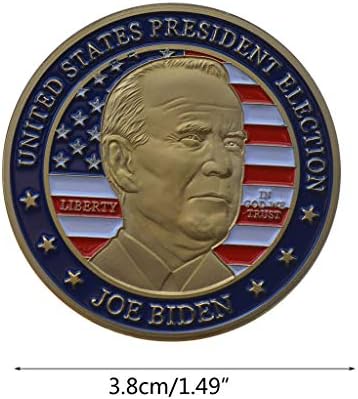 ג'ו ביידן נשיא דגל לאומי נשיא מטבע זיכרון מטבעות אספנות מטבעות אספנות