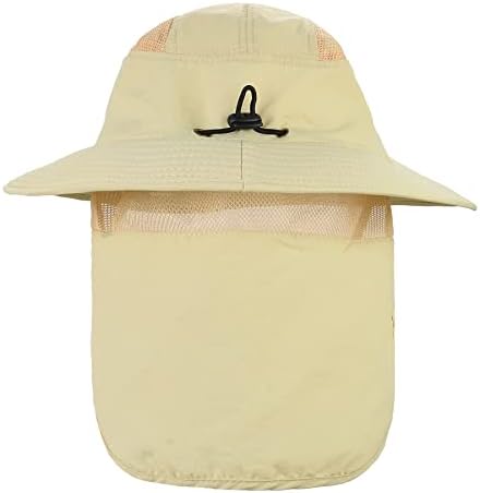 כובע שמש של זנדו גברים לגברים נשים כובע דיג עם דש צוואר upf50+ כובעי הגנה מפני שמש רחבים כובעים אטומים