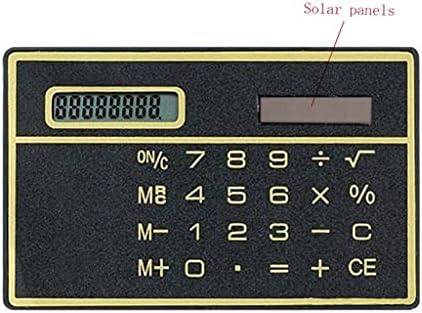 Ganfanren 8 ספרות מחשבון כוח סולארי עם תכנון כרטיסי אשראי מסך מגע מחשבון מיני נייד ללימודי עסקים